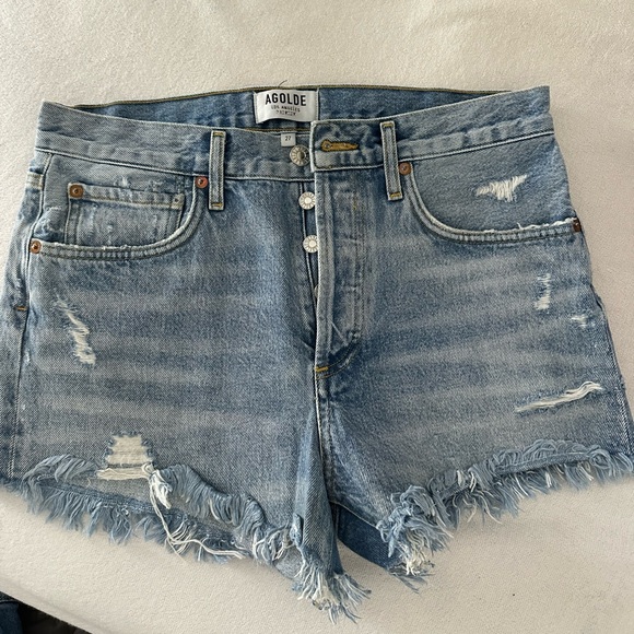 Agolde Parker Vintage Cut Off Short in Swapmeet - Picture 1 of 4